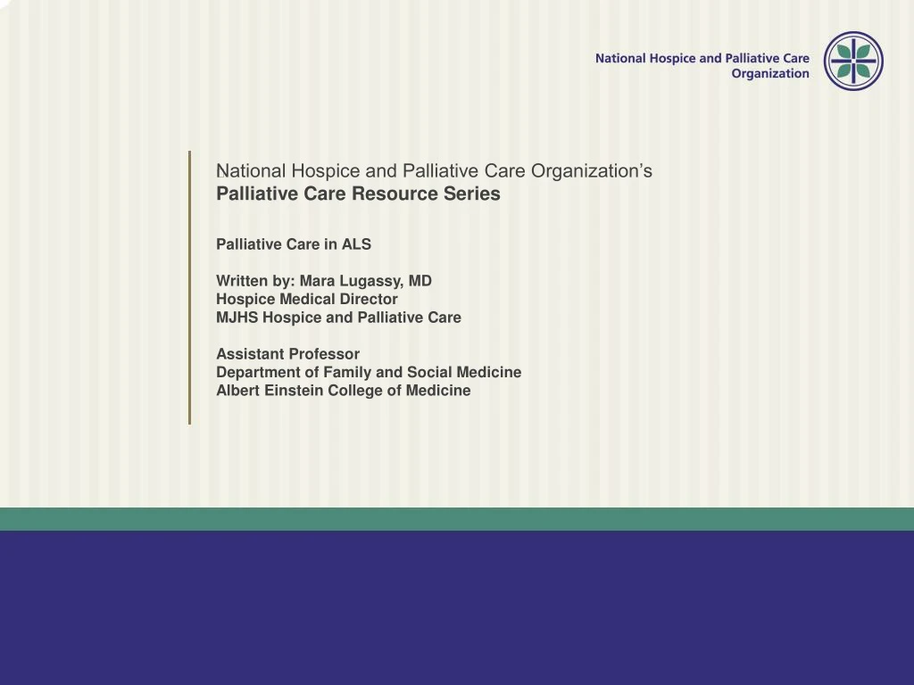 national hospice and palliative care organization