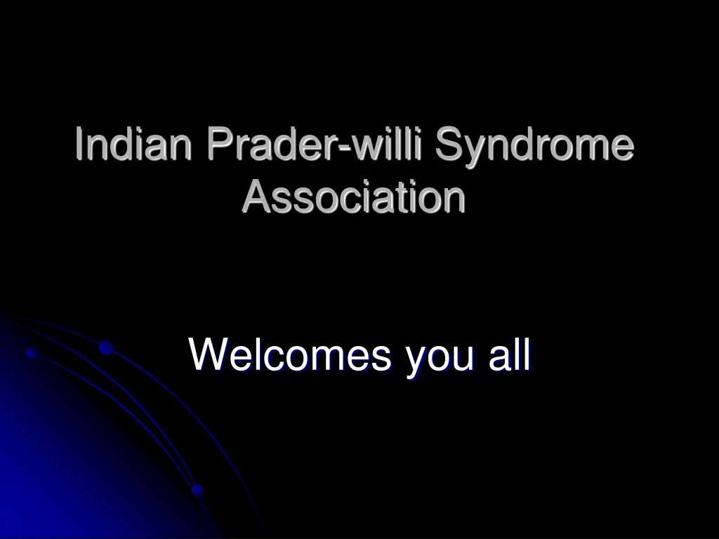 indian prader willi syndrome association