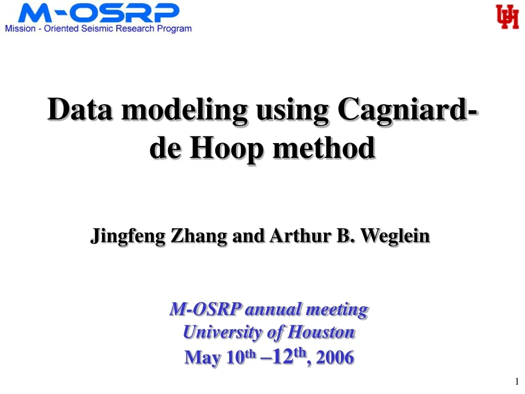 data modeling using cagniard de hoop method