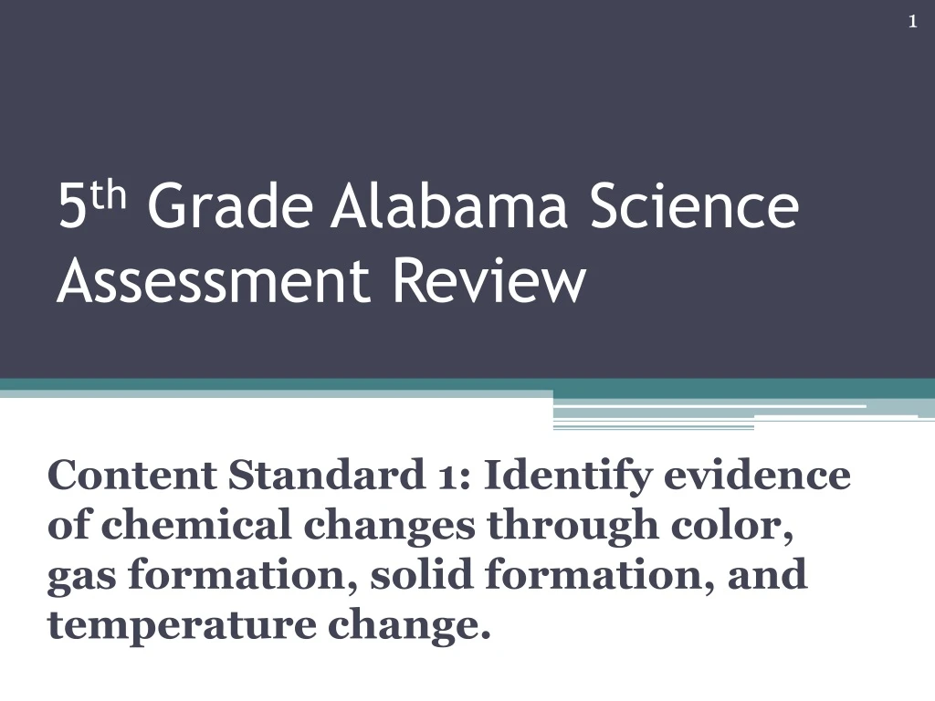 5 th grade alabama science assessment review