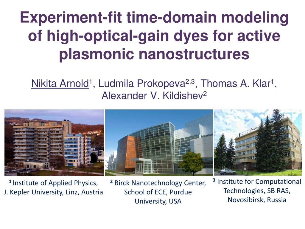 experiment fit time domain modeling of high