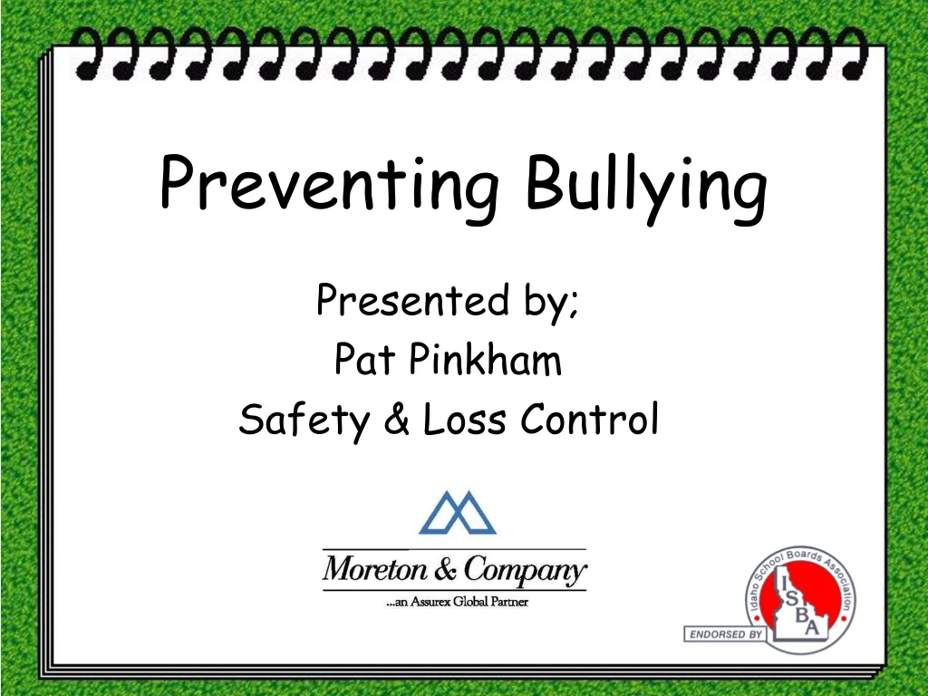 presented by pat pinkham safety loss control