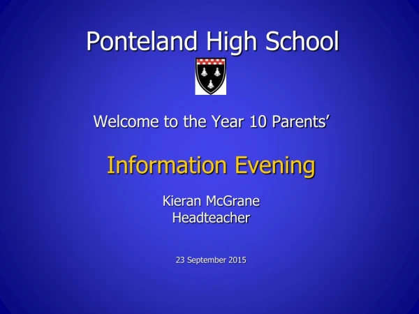 Ponteland High School