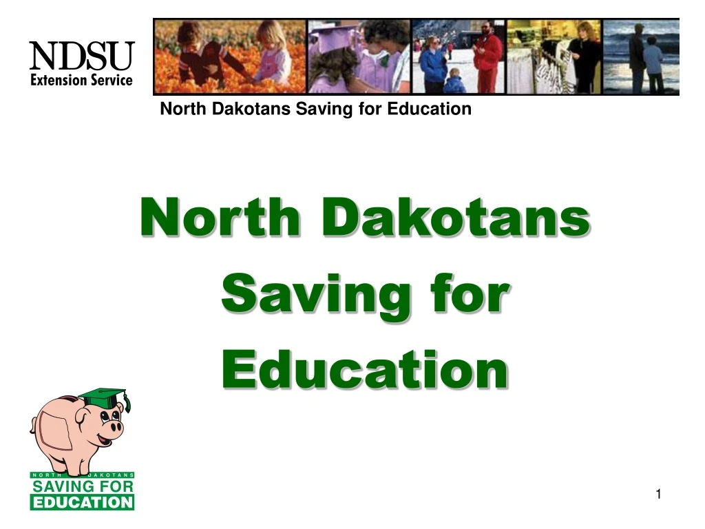 north dakotans saving for education