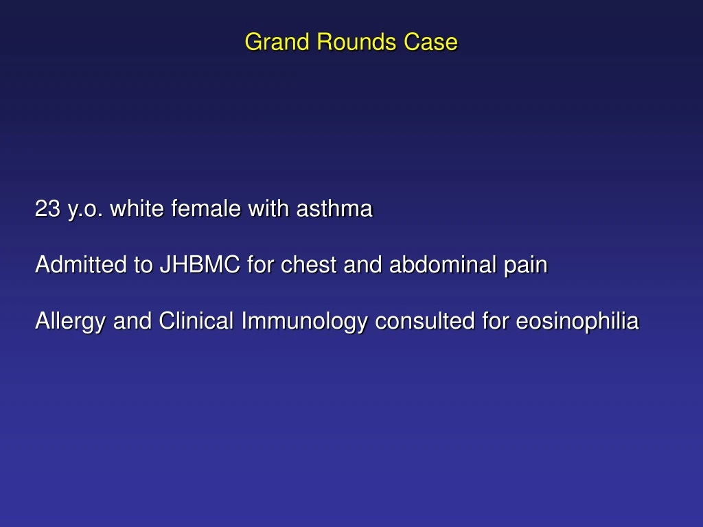 grand rounds case