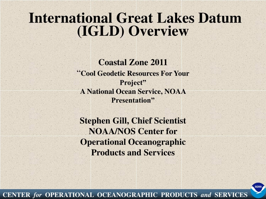 international great lakes datum igld overview