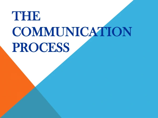 The Communication Process