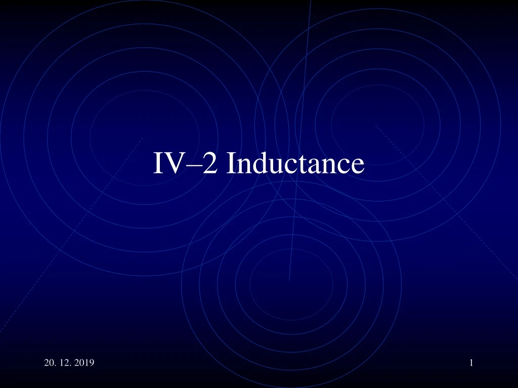 iv 2 inductance