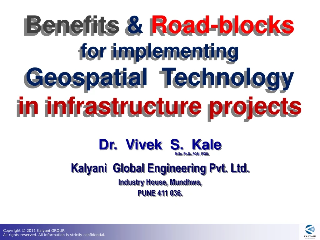 benefits road blocks for implementing geospatial