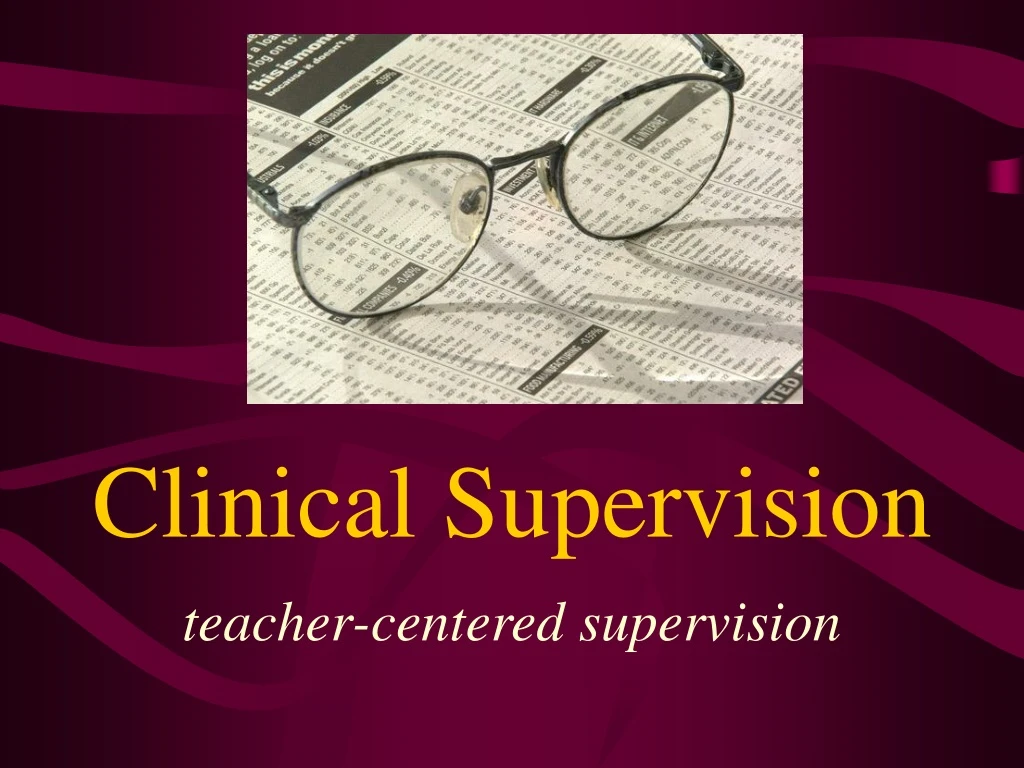 clinical supervision