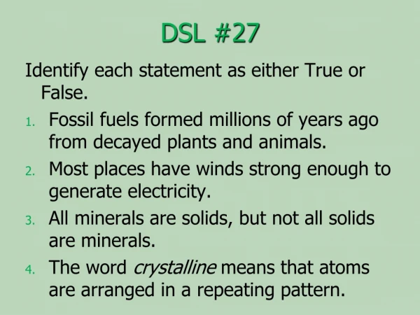 DSL #27