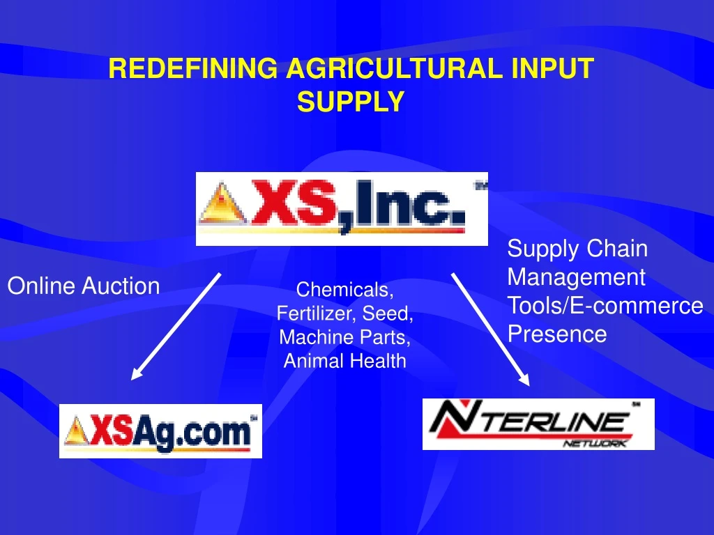 redefining agricultural input supply