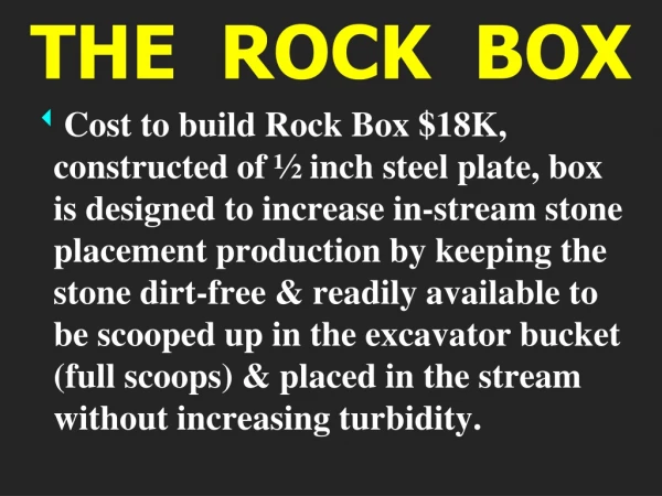 THE  ROCK  BOX