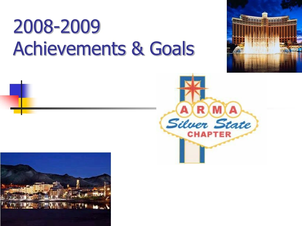 2008 2009 achievements goals