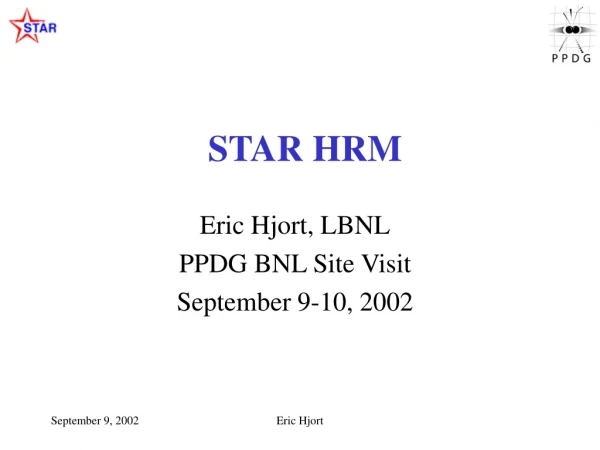 STAR HRM