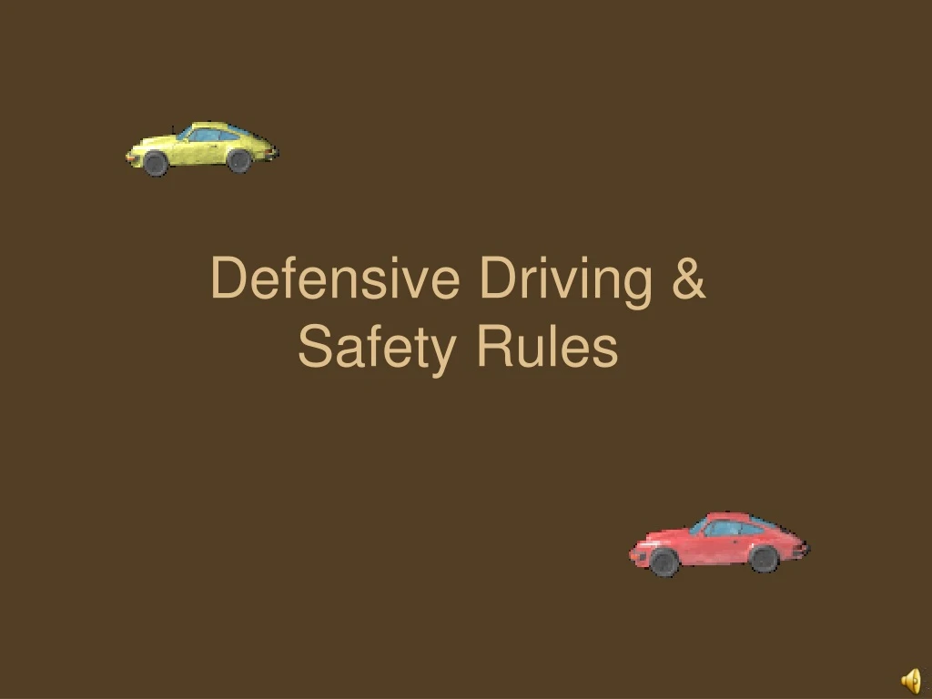 defensive driving safety rules