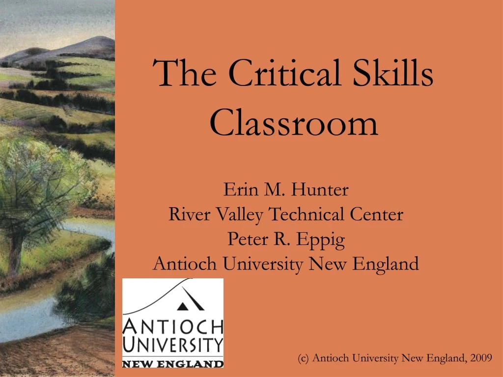 the critical skills classroom