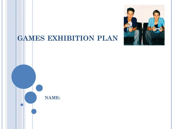 games exhibition plan