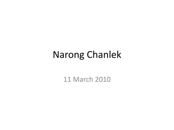 Narong Chanlek