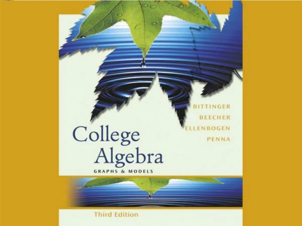 Basic Concepts              of Algebra