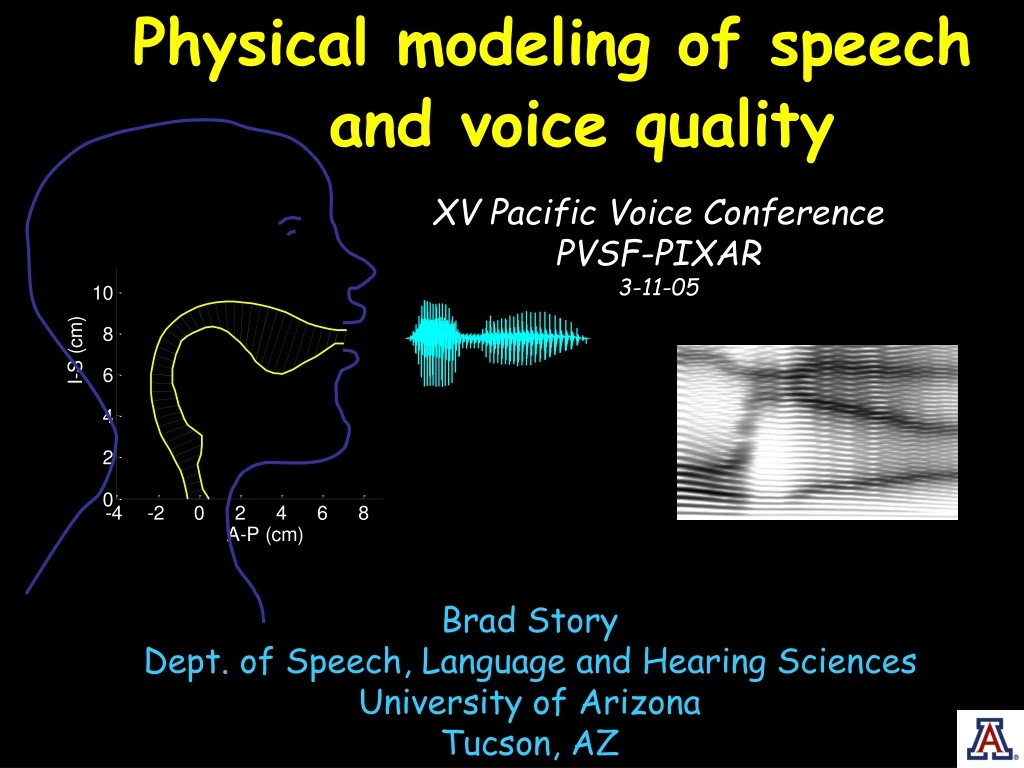 physical modeling of speech