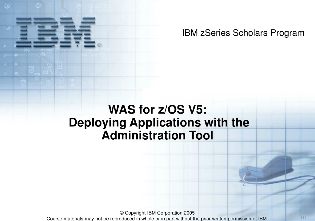 was for z os v5 deploying applications with the administration tool