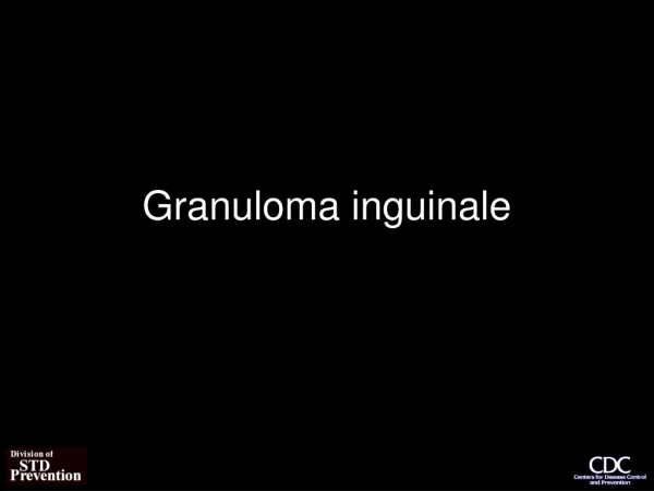 Granuloma inguinale