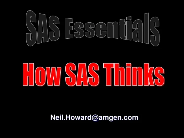SAS Essentials