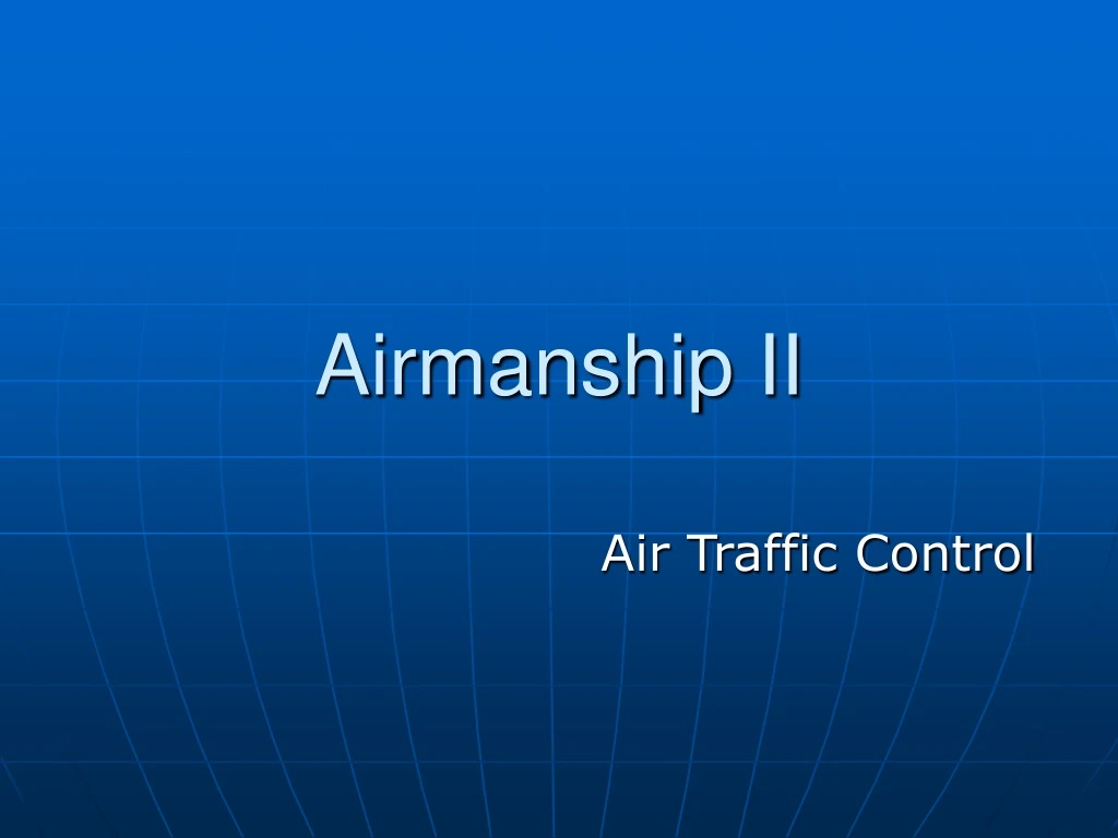 airmanship ii