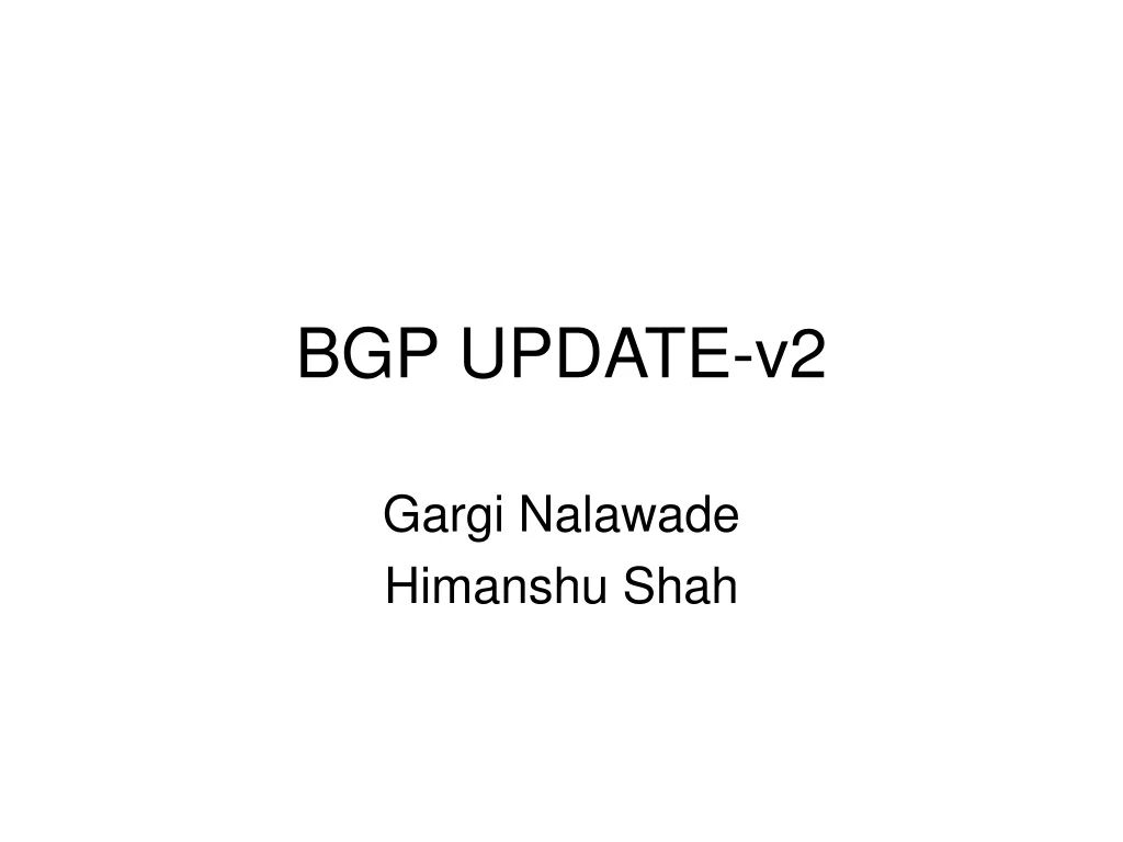 bgp update v2
