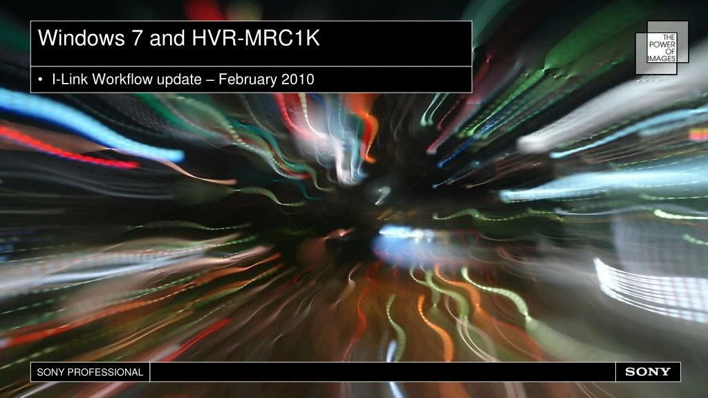 windows 7 and hvr mrc1k