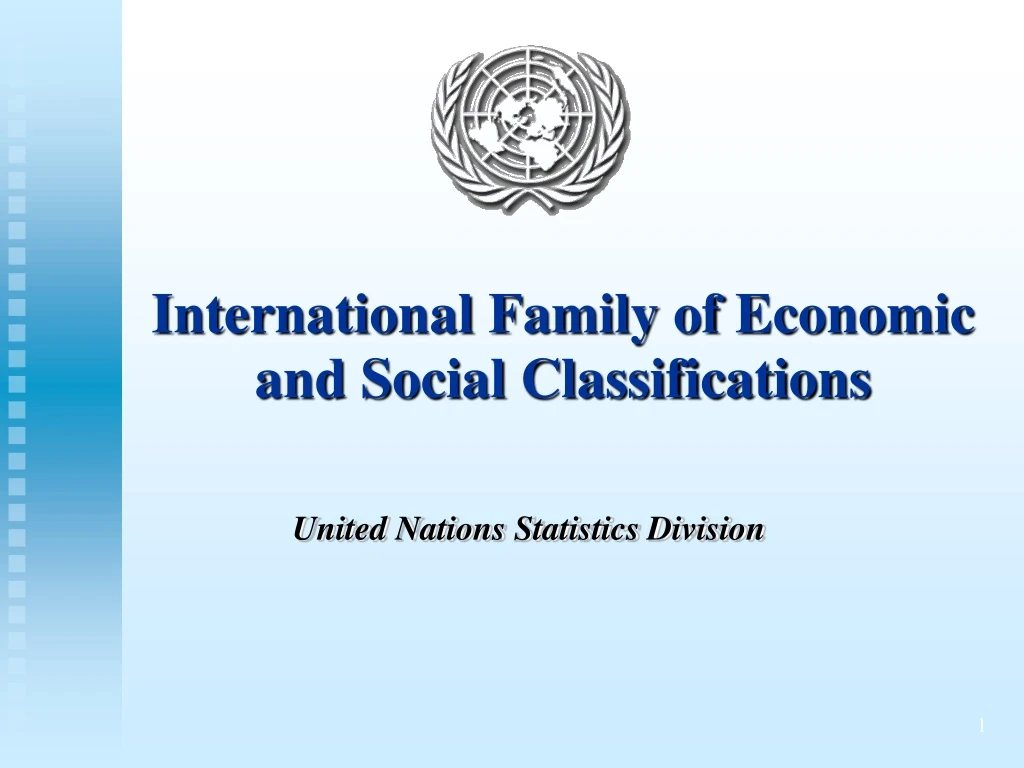 united nations statistics division