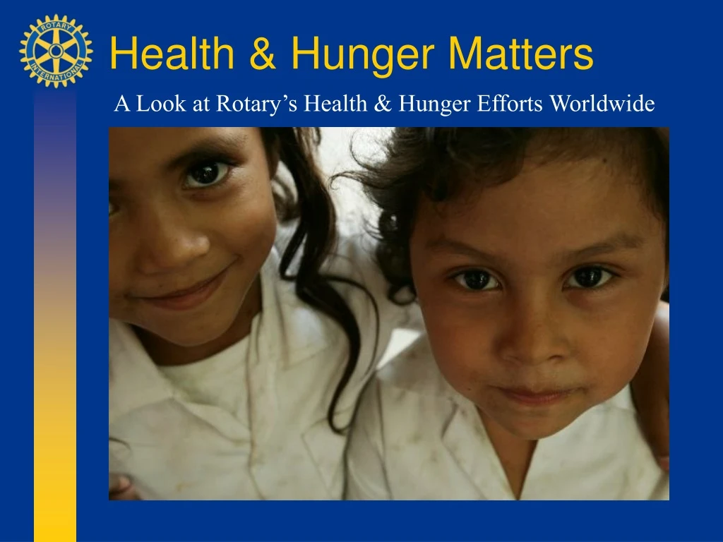 health hunger matters