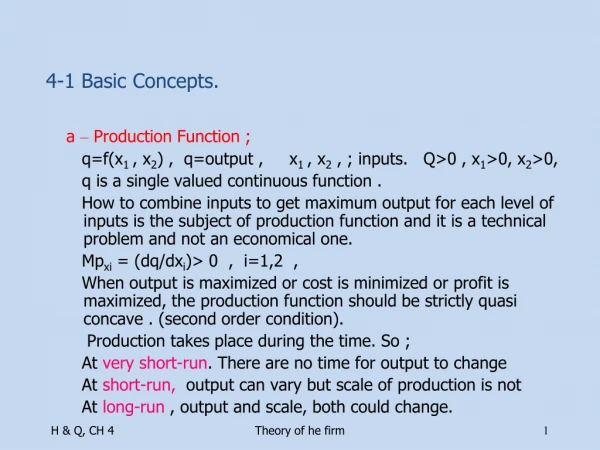 4-1 Basic Concepts.