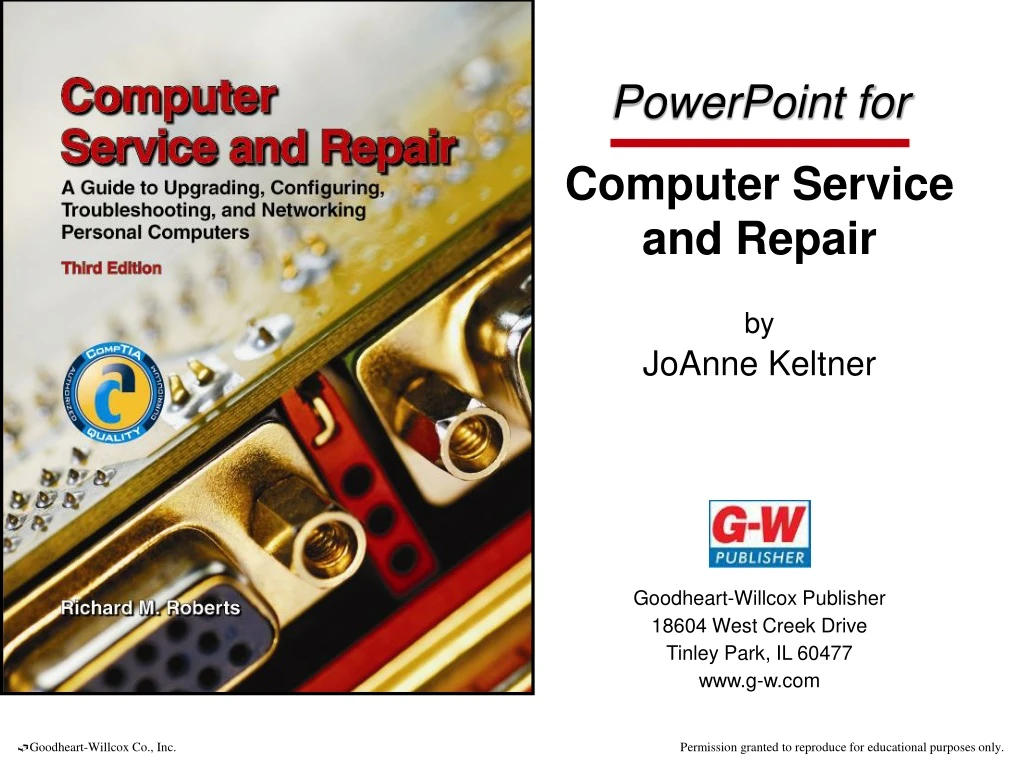 powerpoint for computer service and repair