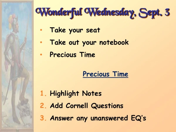 Wonderful  Wednesday, Sept.  3