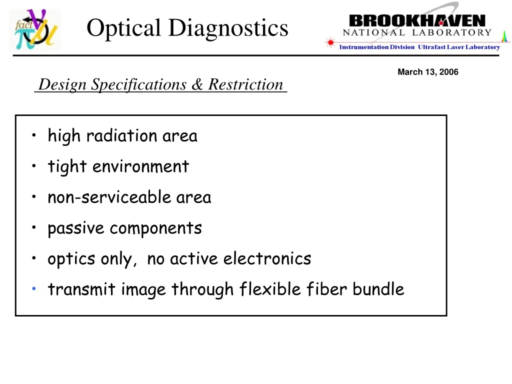 optical diagnostics