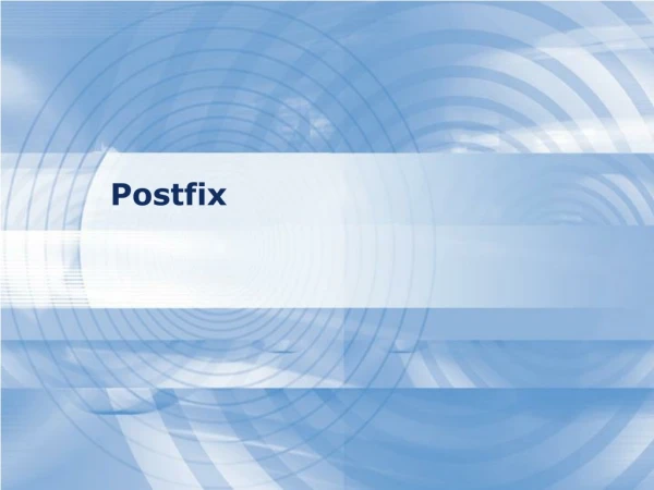 Postfix