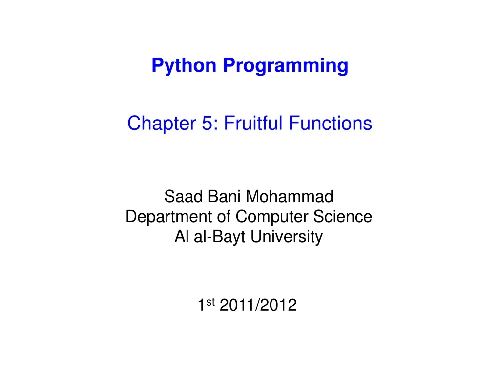 python programming