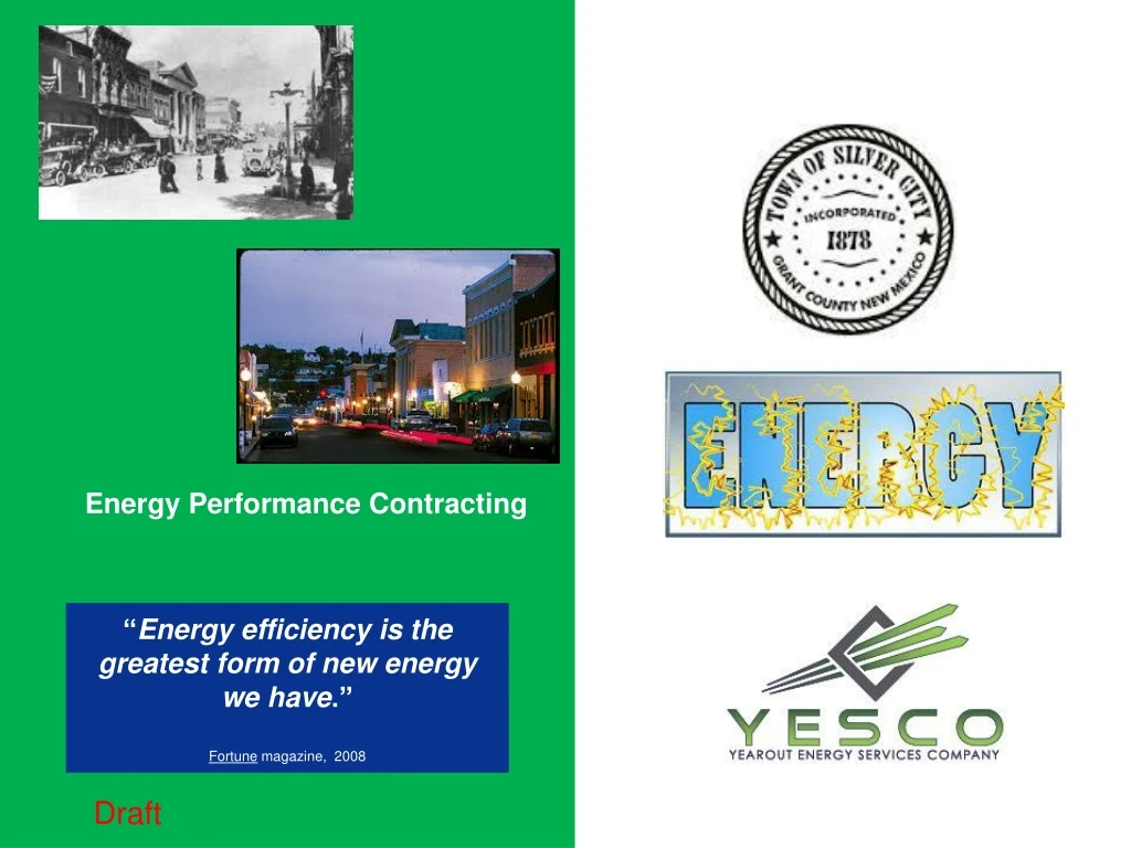 energy performance contracting