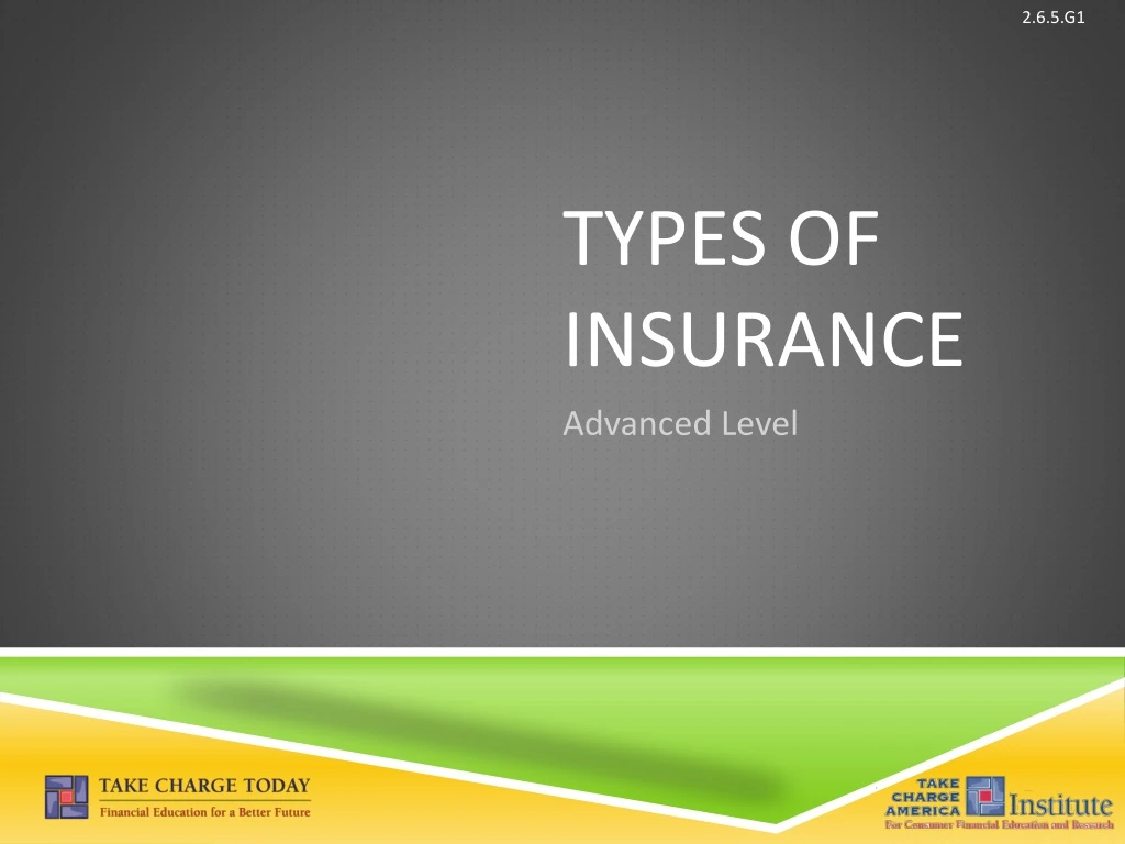 types of insurance