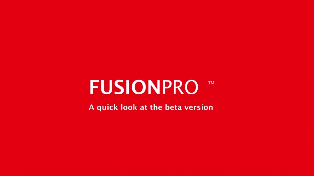 fusion pro