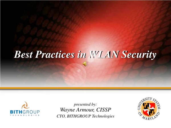 Best Practices in WLAN Security