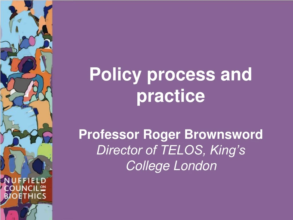 policy process and practice
