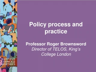 Policy process and practice - slide 1