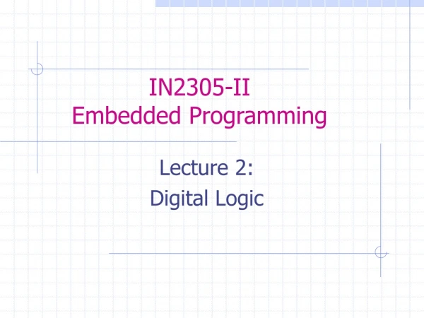 IN2305-II Embedded Programming