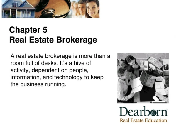 Chapter 5 Real Estate Brokerage