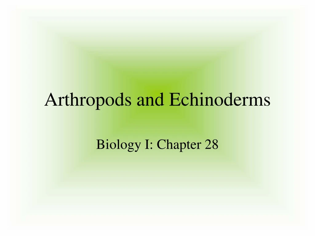 biology i chapter 28
