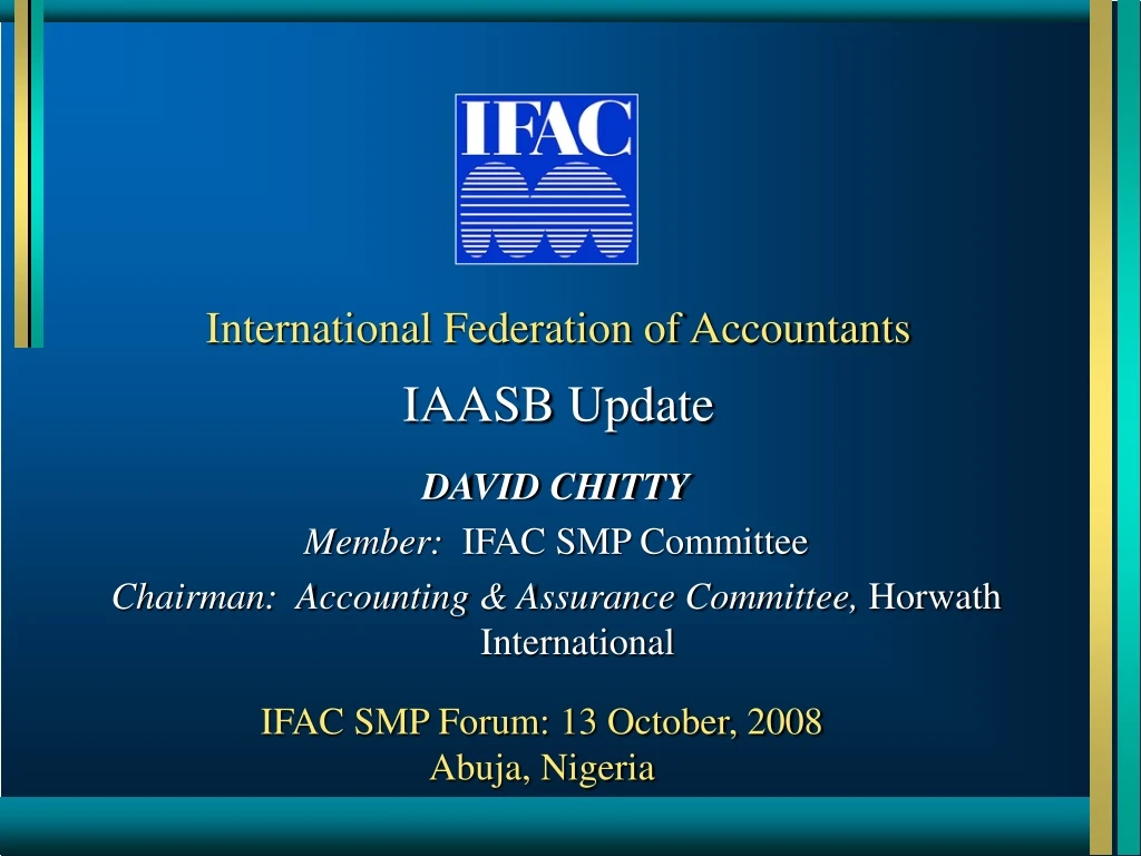 international federation of accountants iaasb