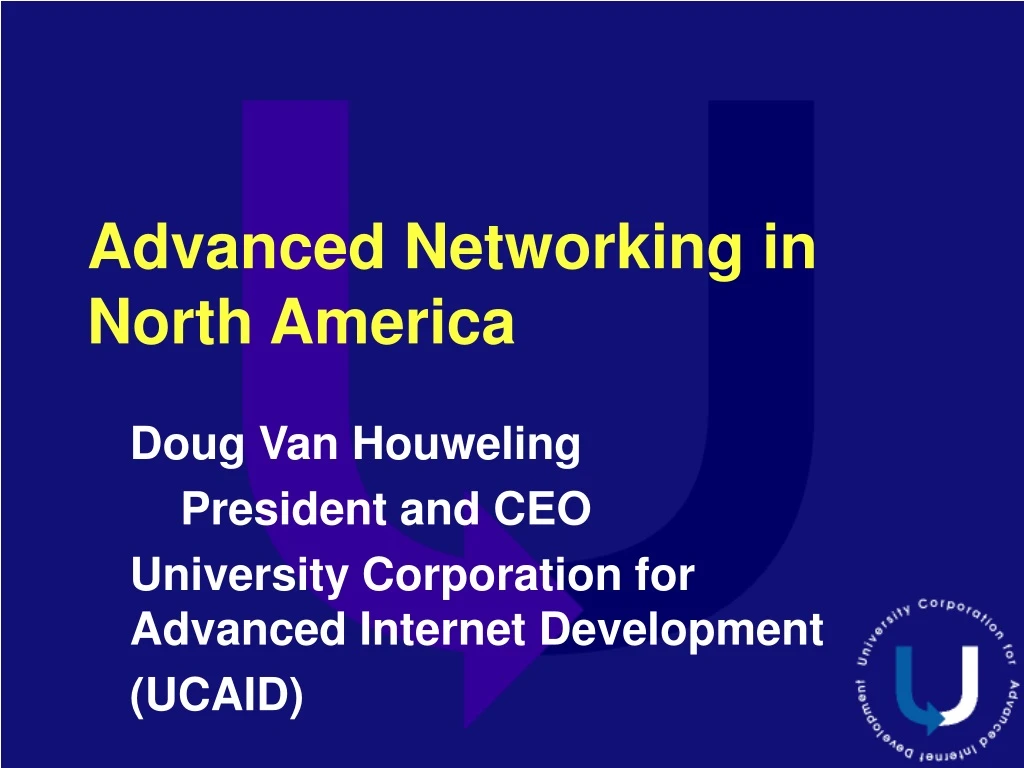 advanced networking in north america
